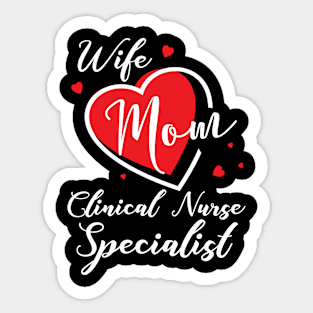 Clinical Nurse Specialist Sticker